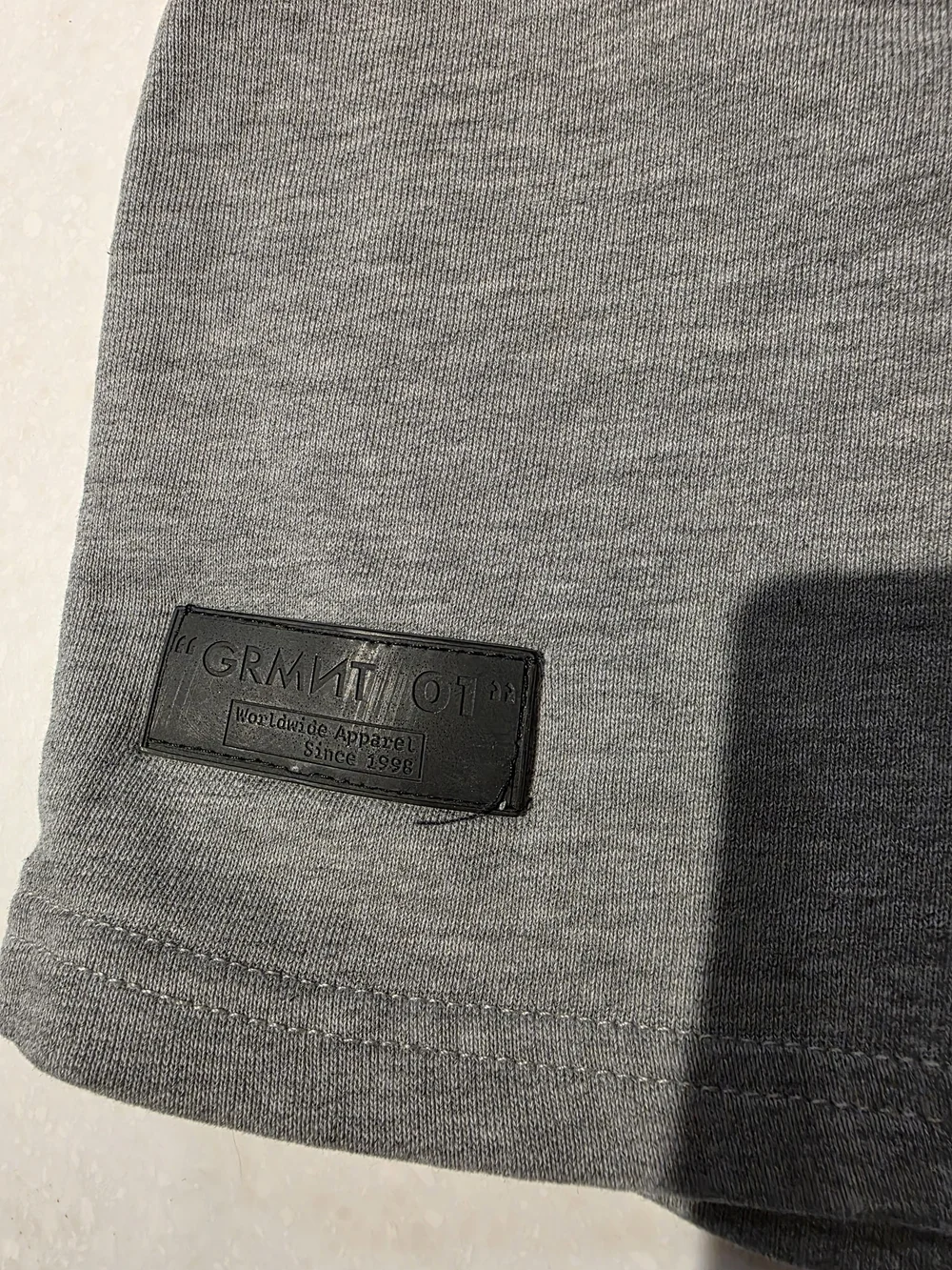 Men's Grey Drawstring Athletic Shorts